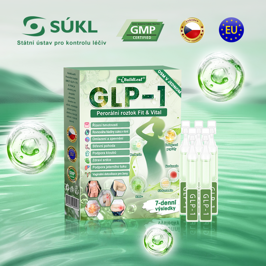 💟Oficiální obchod ČR | BuildLeaf® GLP-1 8-v-1 Fit & Vital Řešení (Jednou denně, viditelné změny za 7 dní) ✅ Obezita, kardiovaskulární zdraví, cukrovka, spánková apnoe, zdraví střev, problémy se klouby a další.