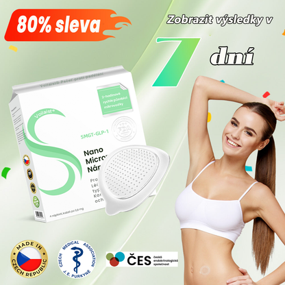 🔥🔥  [Výsledky již po 7 dnech] 🌲Voilaist® nano náplast s mikrojehlami SMGT-GLP-1 (Bez bolesti, dlouhodobý účinek, pomáhá při cukrovce, obezitě a kardiovaskulárních onemocněních)