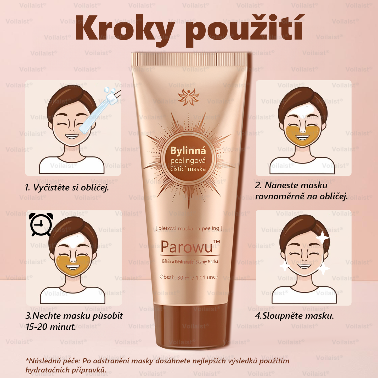 🎁 Parowu™ Bělící a Odstraňující Skvrny Maska -🍀 🎁